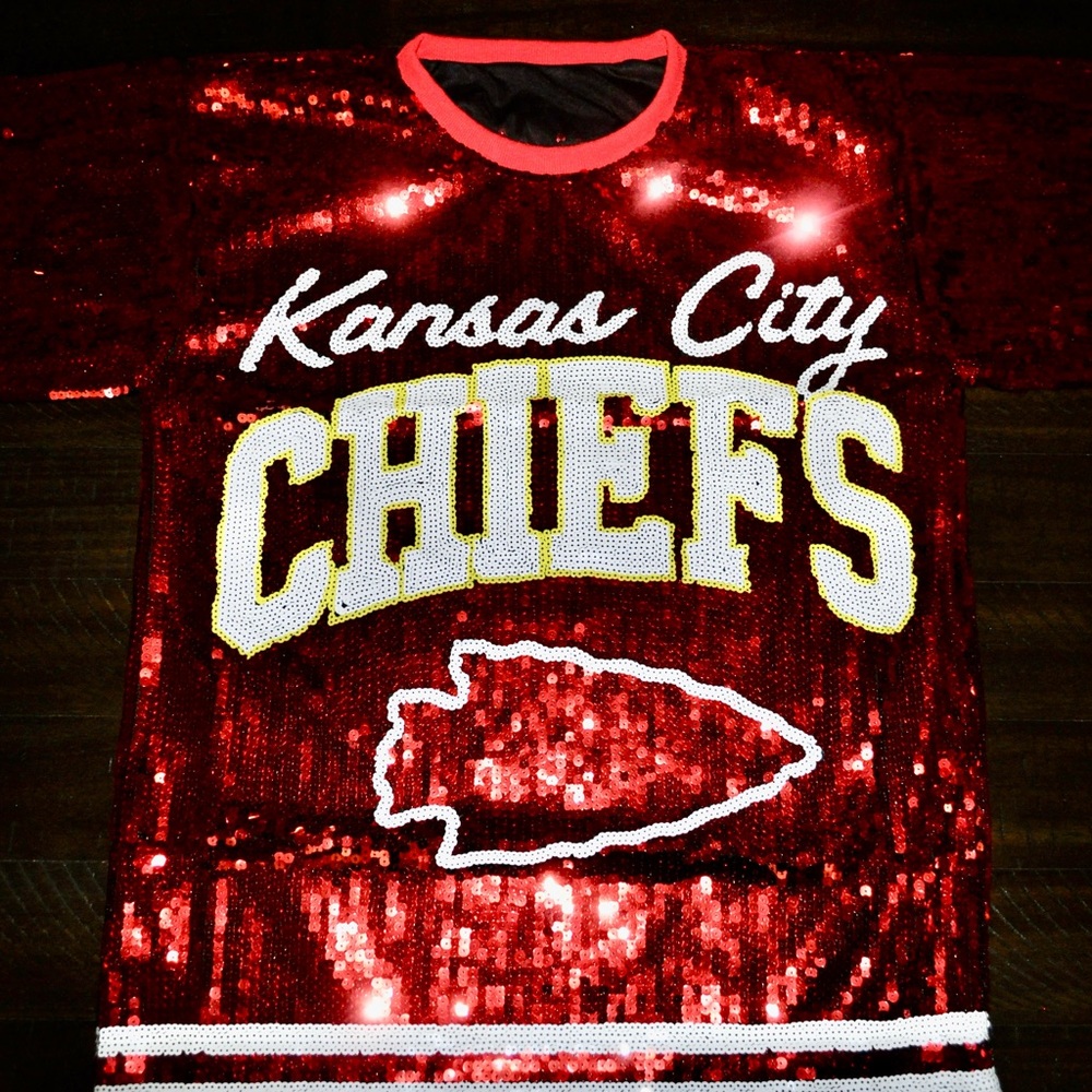 Kansas City Chiefs Sequin Dress (One Size Fits All)